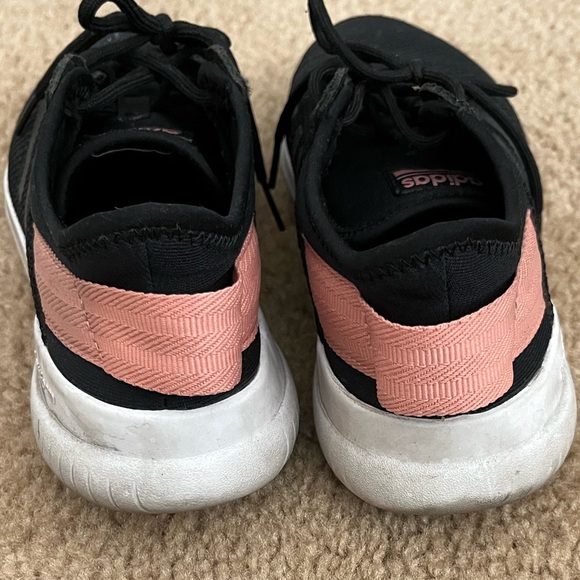 ADIDAS | Cloudfoam running sneaker women’s HWA 1Y3001 black pink size 7 - Picture 2 of 5